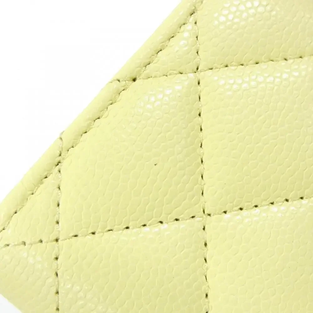 CHANEL Authentic Yellow Wallet